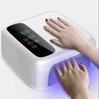 NXY Séchants à ongles Mr Nail Phototherapy Lamp 72W High Power Séchage rapide UV rechargeable 220531