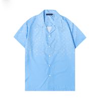 Luxurys Designers Mens Camisas de Bussiness Vinho Diess Men impresso M Men v pescoço de manga longa M-3xl