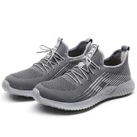 Lightweight Woven Safety Shoe sneaker Anti-piercing Safety Boots Steel Toe Work Shoes Woman Size36-48 Zapatillas Indestructibles276Y