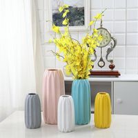 Jarrones pequeños modernos minimalistas de cerámica de cerámica decoración de la sala de estar insertar hogar nórdico
