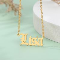 Pendant Necklaces Stainless Steel Daddy For Men Michelle Jessica Maria Sophie Lisa Name Women Jewelry BFF Christmas GiftsPendant