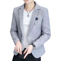 Nuevo clásico de color sólido Blazer Men's Corean Blazer Blazer Casual Slim Fit Pattern Patrón de ropa para hombres Vestido de novia 2022 L220730