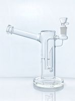 Clear and clean amazingly functional glass hookah 7" ta...