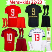 مجموعة بايرن ميونخ للكبار + مجموعة الأطفال 20 21 قمصان كرة القدم SANE بدلة الأطفال الثالثة الرابعة LEWANDOWSKI MULLER DAVIES 2020 2021 مجموعة الأولاد قمصان كرة القدم