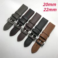 Watch Bands Leather Strap For Galaxy Watch4 Classic Watch3 Band Active 2 Gear S3 22 20mm Bracelet Stitch Design Replacement290T