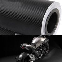 30x200cm Motorcycle 3D Carbon Fiber Vinyl Car Wrap Sheet Rol...