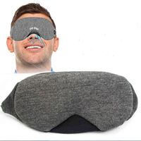 3D Sleep Maske Augenbindungsbund Schlafende Auge Maske Gesamtblockieren leichter Lyeshade Abdeckung Schatten Augenfleck Schlafhilfeblau J220714