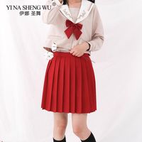 Clothing Sets Red School Uniform Japanese Korean Style Girls JK Suit Class Navy Sailor Uniforms Students Clothes Anime Cosplay SuitsClothing