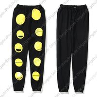 Kapital the Face Sweatpants Men Women Flame Smiley Three-dimensional Relief Printing Trousers Ia8w