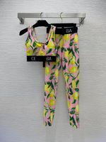 women&#039;s tracksuits summer Fashion Designer Womens Cotton Yoga Suit same sty Sportwear Fitness Sports20