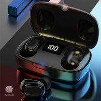 Aurbellini cuffie TWS Bluetooth 5.0 cuffie wireless stereo auricolari impermeabili con microfono per il tocco del telefono cellulare Contro