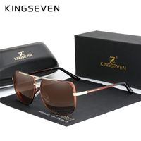 Kingseven Design Gradient Glassone polarizzato Occhiali da sole da sole da sole Night Vision Eyewear Lunette D Soleil 220513