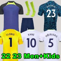 22 23 Son Kane Kulusevski Perisic Soccer Jerseys Totten Home Hojbjerg Bissouma 2022 2023 Lucas Bergwijn Terceira Camisa de Kit de Futebol