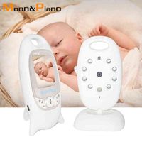 Kablosuz 2.0 inç Bebek Güvenlik Cihazı Çocuklar Çocuk Sıcaklık Monitör Gece Vison Müzik Ses Interkom Camara Survelliance W220318