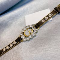 Mens Designer Clover Bracelets Women Leather Bracelet Luxury...