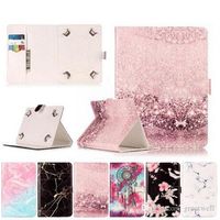 Marble Leather Flip Universal 7 8 10 inch Tablets Case For Huawei Lenovo Samsung Asus Acer Tablet Protective Cover264t