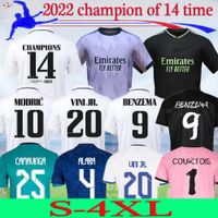 21 22 23 Y3 Benzema Jerseys voetbal Real Madrids 120th Rodrygo 14 Time voetbalshirt 2022 Vini Jr Alaba Hazard Asensio Modric Marcelo Isco Woman Camiseta Adults S-4XL