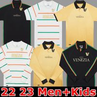 21 22 23 Venezia FC Soccer Jerseys Home Black Away Whith Third Blue 4th Red 10# Aramu 11# Forte Venice 2021 2022 2023 Busio 27# Football Shirts 3rd Adukt Kids kits onmorms