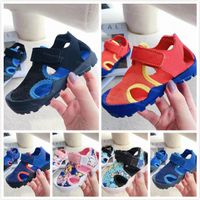West sandal shoes for boy girl kid Velcro slippers designer platform foam runner triple black Jfk''yeezies''yezzies''350 v2 boosts kanyes
