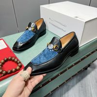 2022 أحذية إيطالية جديدة الرجال الفاخرة جلدية حقيقية زلة مسطحة على المتسكعون الأبيض بلرين بلينغ راينستون فستان الزفاف أحذية زاباتوس هومبري الحجم 38-45