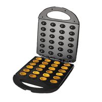 Elektrikli Ceviz Kek Maker Otomatik Mini Somun Waffle Ekmek Pişirme Kahvaltı Tavası Fırın 1400W Yumurta Kek Fırın Pan Makinesi Eu Fiş T2004267A