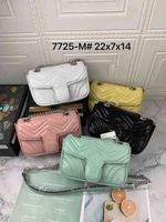 Sale Direct Sale Direct Sale 2022 Fashion G-bag الكتف الفردي Msenger Makaron Cover Bag-7725 Bag Bage Designer
