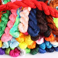 Other Arts and Crafts 1.0mm 30M Nylon Cord Thread Chinese Knot Macrame Rattai Braided String DIY for Jewelry Making Bracelet Necklace