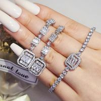 Orecchini collana 2 pezzi per set 2022 set di gioielli di colore d'argento vintage di lusso Dubai Africano per donne donne turche musulmane dono j7229