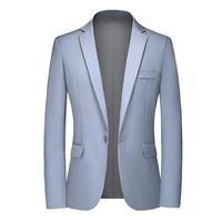 Erkek Suit Blazers Mens Düz Renk Kıyafet Kıyafet Gezgin Bahar Moda İnce Takım Ceket Erkekler Blazer Maskulino Giyim Coatmen's