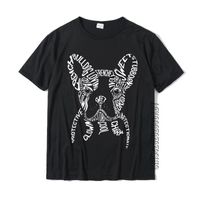 Französische Bulldoggen Typografie T -Shirt Wort Kunst Französisch Hunde Geschenk T -Shirt Marke T -Shirt Baumwoll -T -Shirts für Männer Design 220705