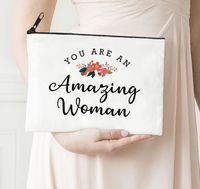Cosmetic Bags & Cases Amazing Woman Printed Bachelorette Party Makeup Bag Toiletries Organizer Women Pouch Purses Wedding Gifts