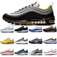 97 bullet running shoes full palm air cushion shoes silver bullet joint 3M reflective sneakers max97s