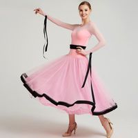 Competição de vestido de baile de esgotamento Vestidos padrão vestidos espanhóis dança de dança de dança de dança stagestage