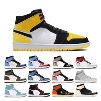 2022 Jumpman 1 High OG Mens Basketball Shoes Banned Bred Toe Spider-Man UNC 1s top 3 Homage To Home Chicago Royal Blue Men Sports Sneakers sh09