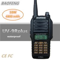 Baofeng UV-9R plus 10W 4800mah walkie talkie 10 km waterdichte uhf VHF draagbare CB radiostation Handheld HF Transceiver Scanner344V