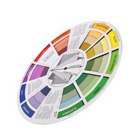 Parti Dekorasyonu Sihirli Palet Boyama Eşleştirme Kılavuzu Renkler Karıştırma Tekerlek Seçim Kurulu
