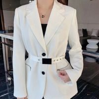 M905 Womens Suits & Blazers Autumn And Spring Casual Slim Woman Jacket Fashion Lady Office Suit Pockets Business Notched Coat,High quality