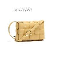 Handbags Bottegas Clssic Venetas Bags Bag designer 2022 Woven Trendy Pillow Messenger Women's Versatile One Shoulder Summer 6F36