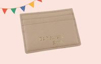 Uchwyty karty list oryginalny minimalistyczny uchwyt na portfela początkowy Bądź sam z uśmiechem