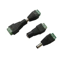 Otros accesorios de iluminación conector femenino masculino 2.1 5.5 mm enchufe adaptador de conector de alimentación para 3528 // 5730 LED Strip Lampother Otro