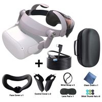 Ajustável para o Oculus Quest 2 Halo Strap para 2 Elite 100% Cabeça Fiit VR Acessórios para fone de ouvido Fiit VR 220509