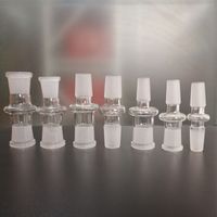 Adaptateurs féminins mâles en gros mâle en verre Adaptateur féminin de 14 mm 18 mm Adaptateurs de tuyaux pour les bangs des plates-formes pétrolières