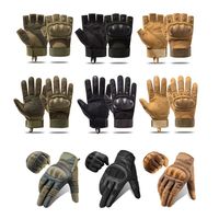 2022 Touchscreen PU Leather Motorcycle Full Finger Gloves Protective Gear Racing Pit Bike Riding Motorbike Moto Motocross Enduro Gloves 100% New 100% High quality