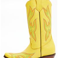 Kovboy Batı Kadınlar İçin Tıknaz Topuk Orta Buzağı Nakış Kayması Kovan Botları Botlar Ayakkabı Marka Tasarımı 220722