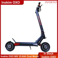 Original Inokim OXO Scooter 60V 25.6Ah Dual Motor Driving 10inch Scooter Foldable Full-hydraulic Brake Suspension