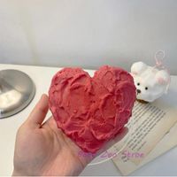Craft Tools Love Heart Shape Cake Candle Silicone Mold Cupcake Bear Cream Embryo Diy Handmade Soap