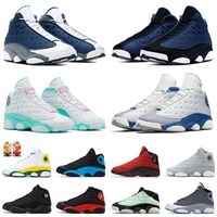 Sapato Nike Air Jordan Retro 13 Tênis de basquete feminino masculino aj Jordans Jumpman 13s XIII Dark Powder Blue Court Purple Flint  Lakers Sapatilhas de tênis esportivas