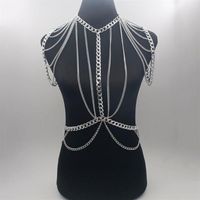 Chains Gold Sexy Body Jewelry Women Necklaces & Pendants Tassel Alloy Punk Long Necklace 2021 Designer Female Fashion BY206234l