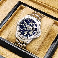 Watch Boxes & Cases Men' s Skeleton Automatic Mechanical ...