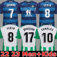 21 22 23 real betis soccer jerseys Joaquin B.Iglesias camiseta de futbol Juanmi Canales Fekir 2021 2022 2023 football قمصان كرة القدم Copa del Rey Final Men Kids Home Home